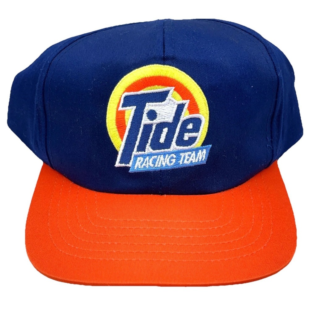 Vintage Nascar Hat Cap Snap Back Darrell Walltrip Tide Racing Team 90s Y2K  *